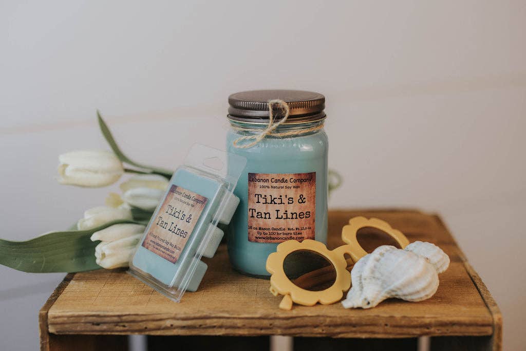 Tiki's & Tan Lines Candle - Hand Crafted in Missouri