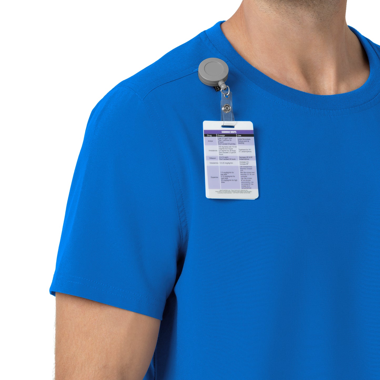 Carhartt Force Cross-Flex Men's Crew Neck Scrub Top