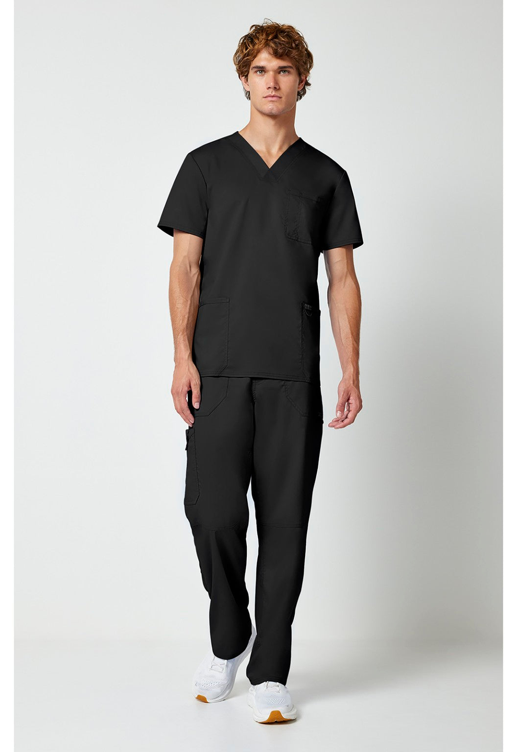 Cherokee WW670 Black styled with coordinating scrub pants, which are sold separately