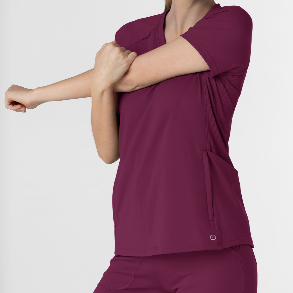 Wink Renew Women's Flex-N-Reach V-Neck Raglan Scrub Top