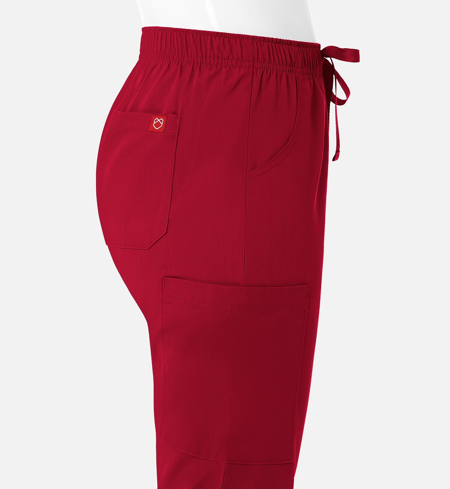 Maevn Women’s Full Elastic Cargo Pant – Red Panda | Comfortable Everyday Fit