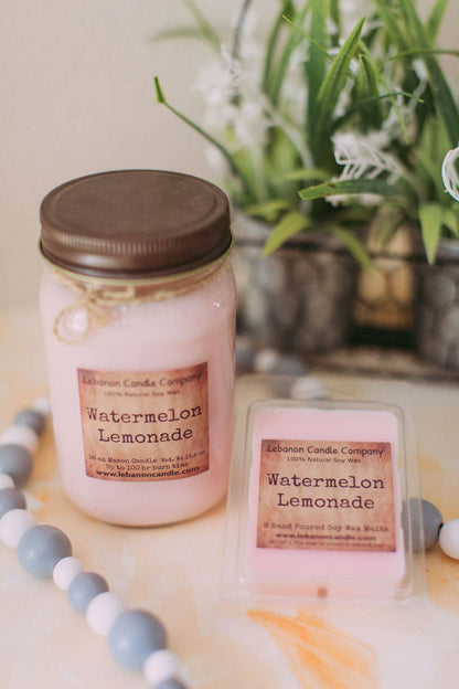 Watermelon Lemonade Candle - Hand Crafted in Missouri