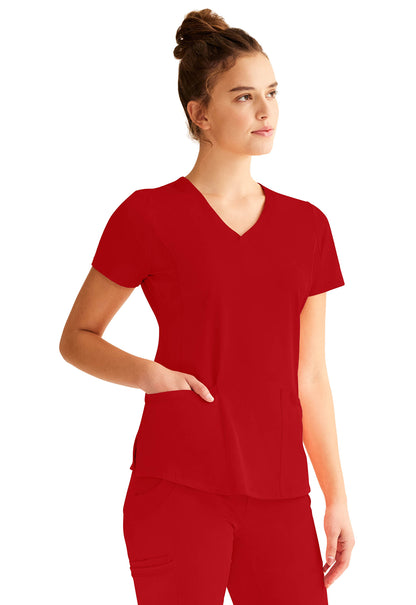 Healing Hands Works Monica Top in Red