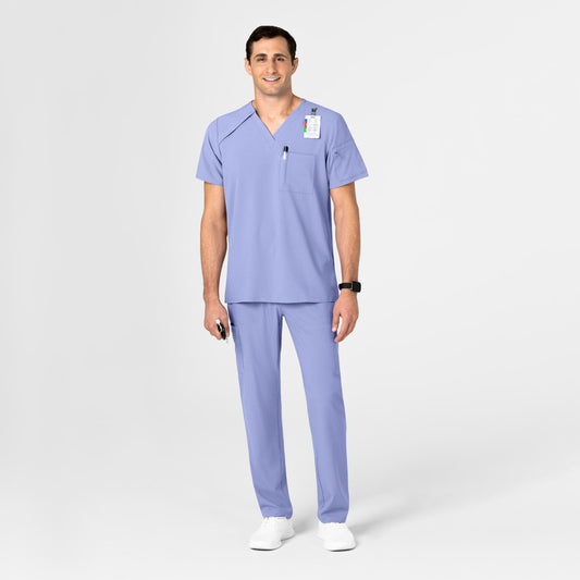 WINK RENEW Men's EZ Zip Scrub Top