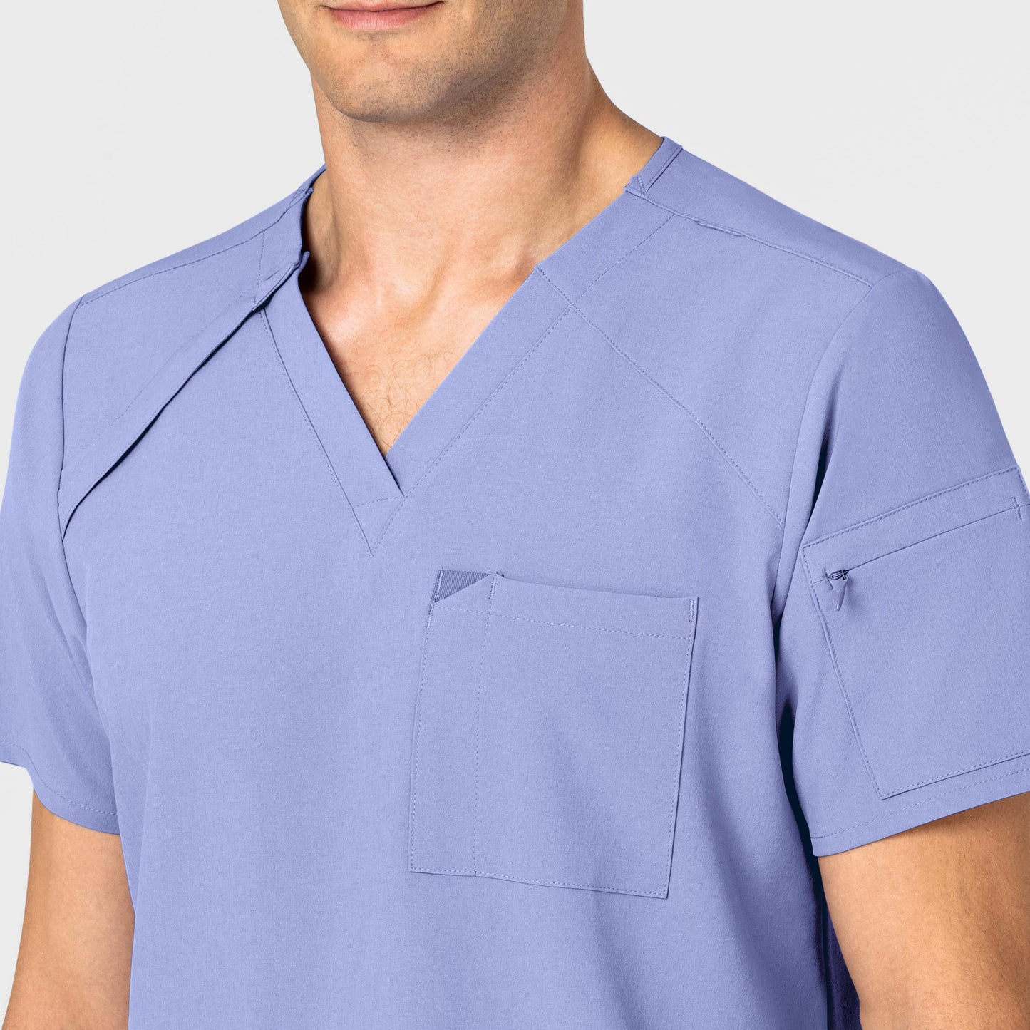 WINK RENEW Men's EZ Zip Scrub Top