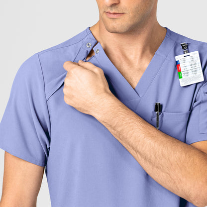 WINK RENEW Men's EZ Zip Scrub Top