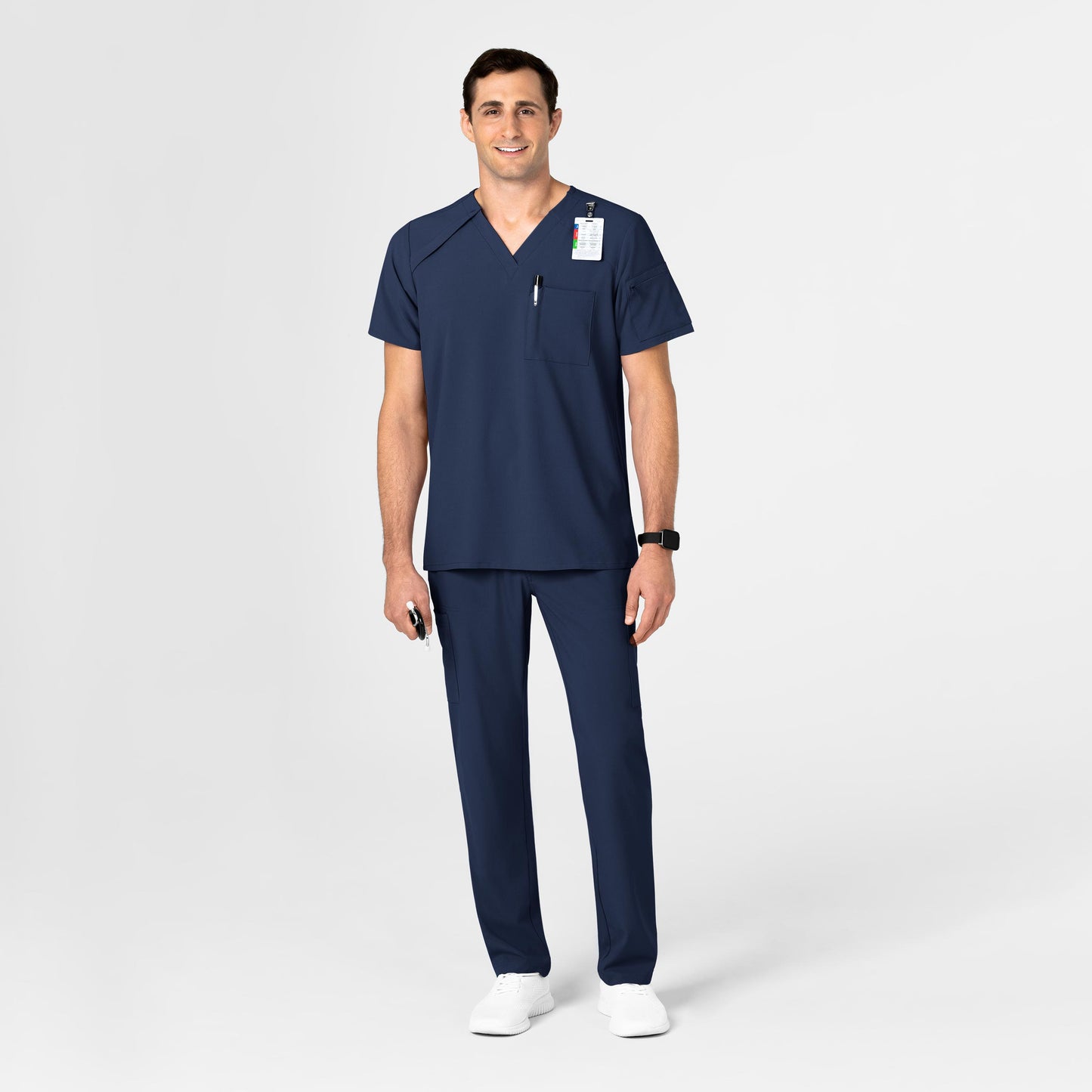 WINK RENEW Men's EZ Zip Scrub Top