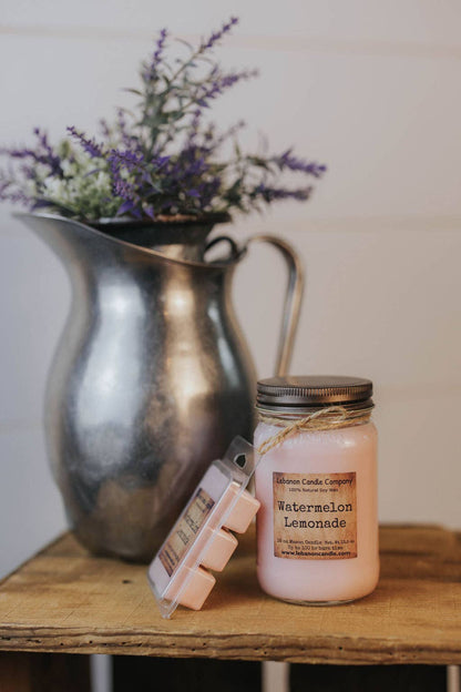 Watermelon Lemonade Candle - Hand Crafted in Missouri
