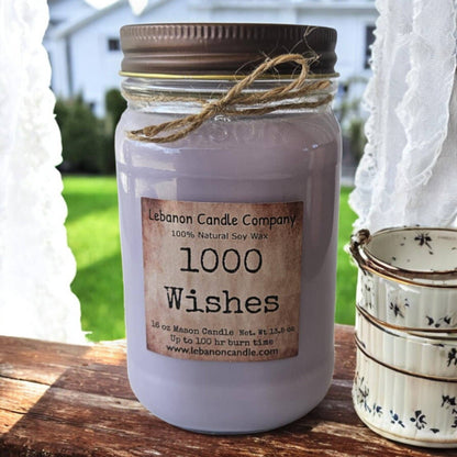 1000 Wishes Candle - Hand Crafted in Missouri