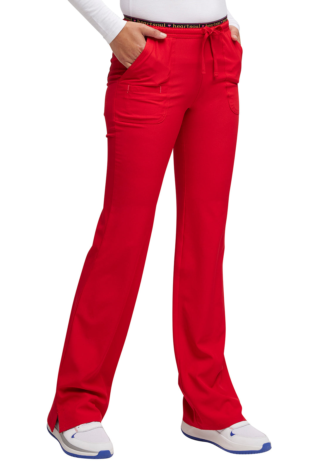 Low Rise Drawstring Pant in Red HeartSoul Break on Through