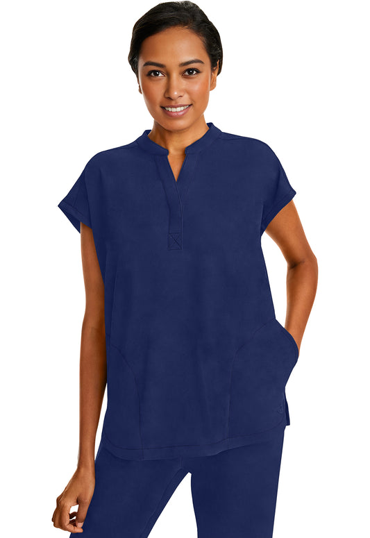 Healing Hands Purple Label Journey Top in Navy