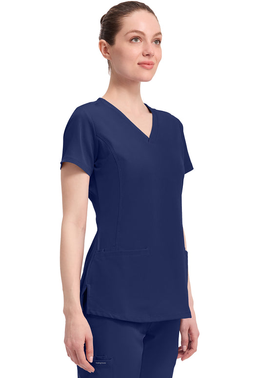 Healing Hands Works Monica Scrub Top – Navy