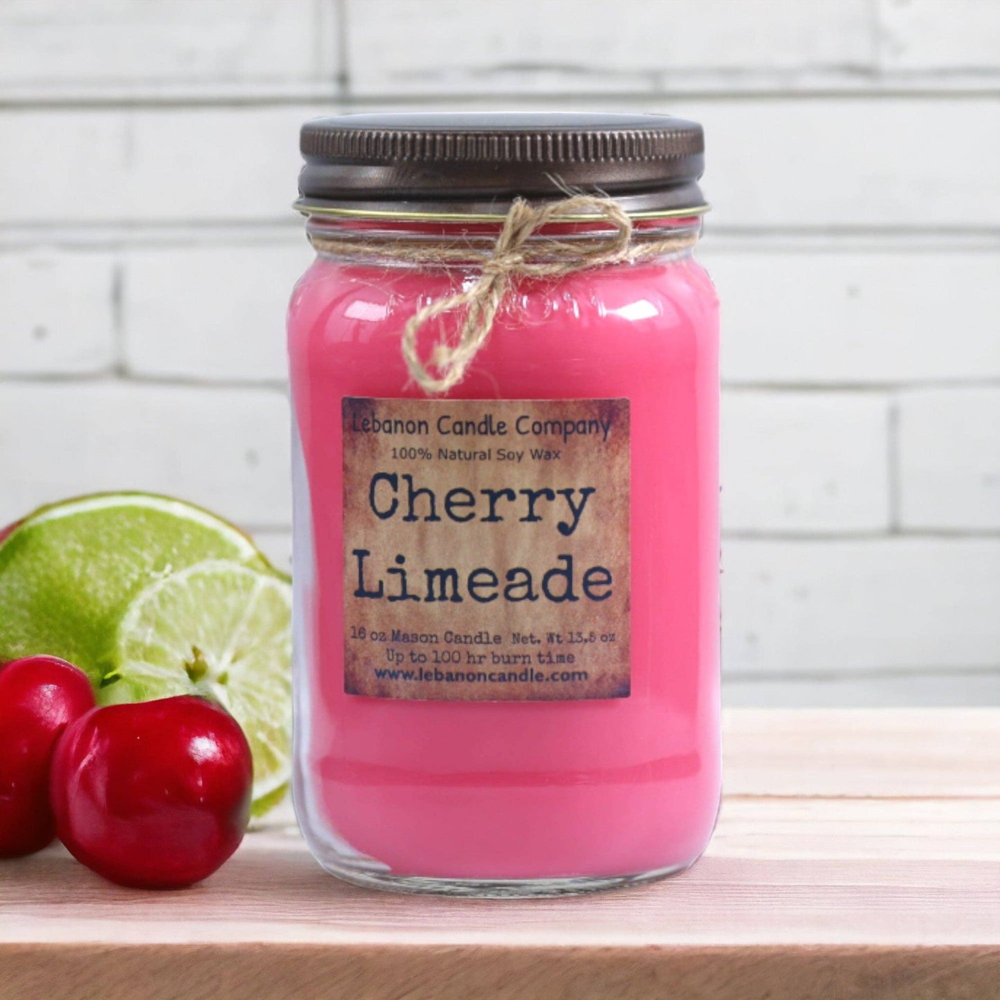 Cherry Limeade Soy Candle - Handcrafted in Missouri