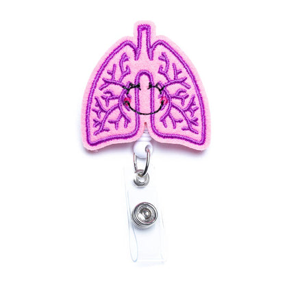 Lung | Nurse Badge Reel Holder