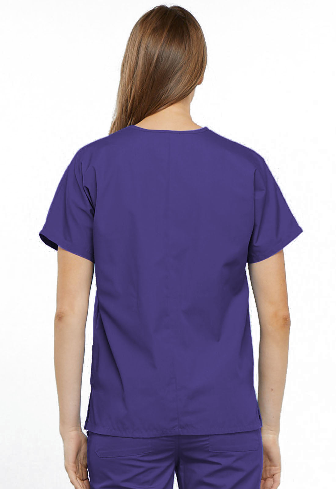 Cherokee V-Neck Top in Grape WW Originals 4700