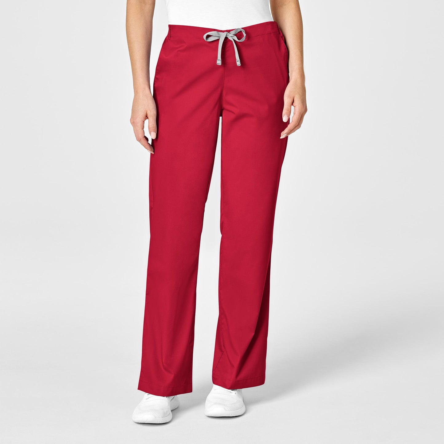 WonderWORK Women's Flare Leg Scrub Pant - Red