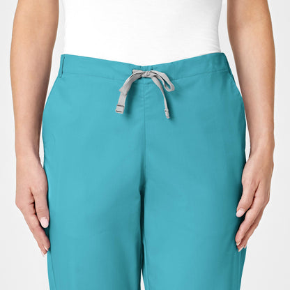 WonderWORK Women's Flare Leg Scrub Pant - Teal