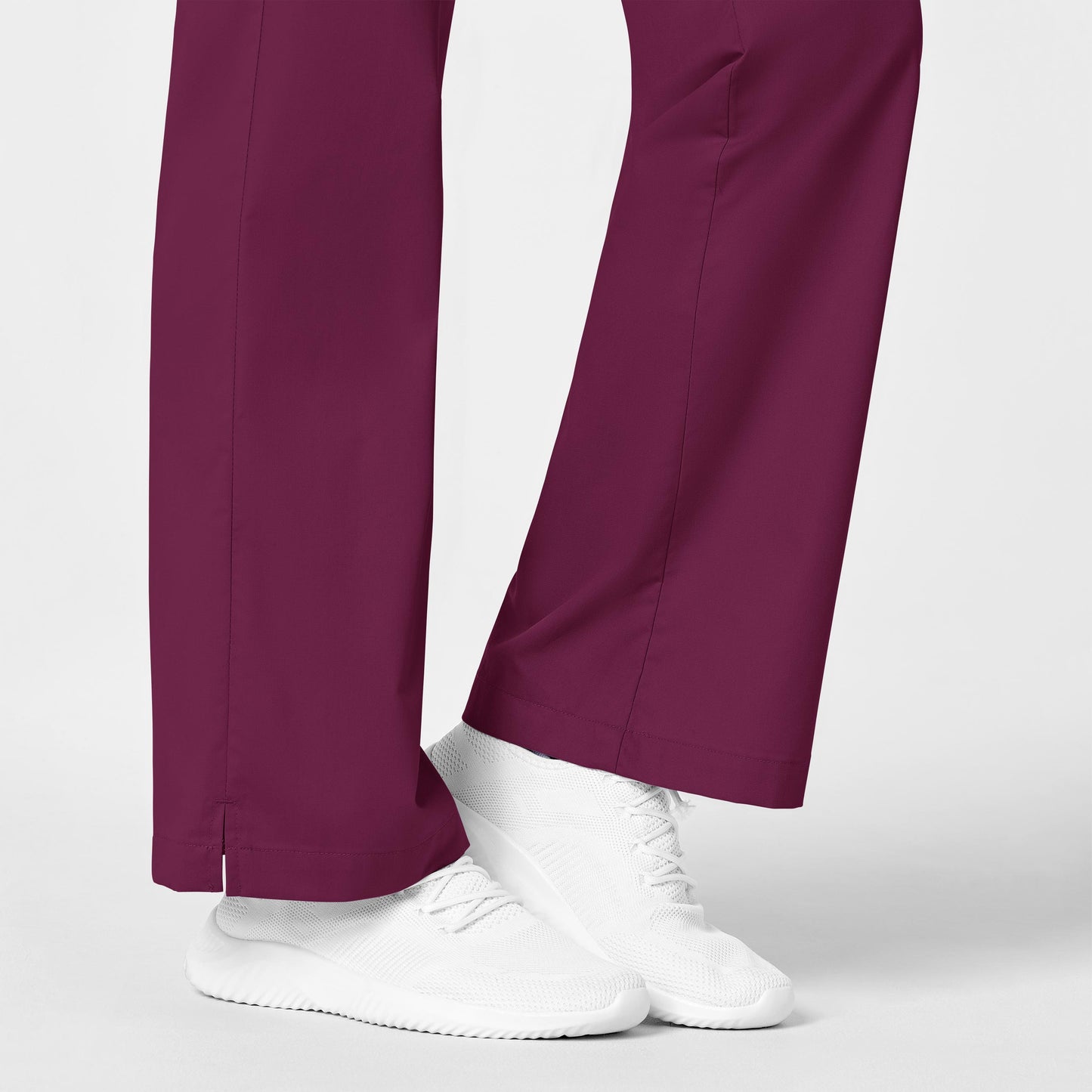 WonderWORK Women's Flare Leg Scrub Pant - Wine