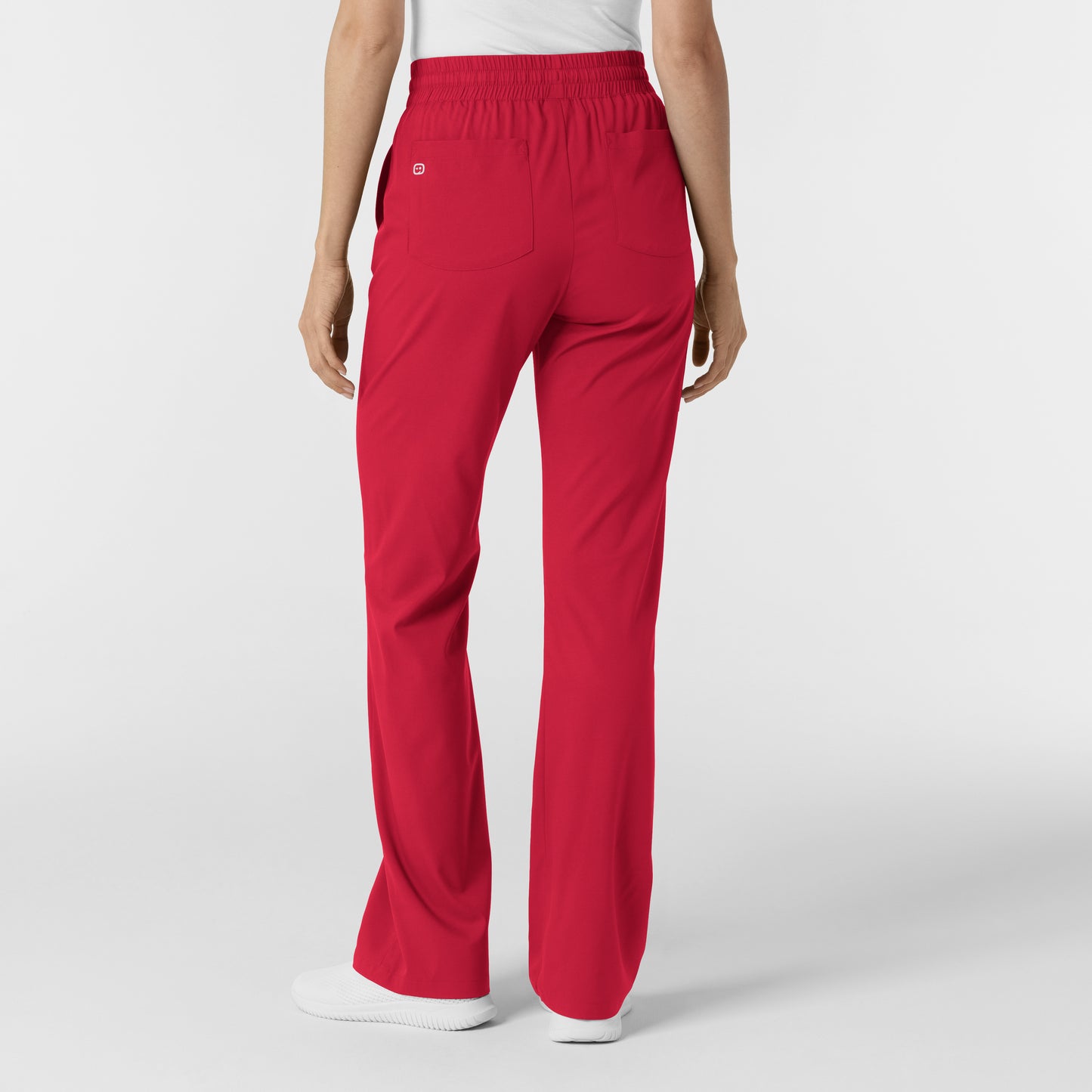 Wink Boundless Scrubs for Women, Bootcut Scrub Pant - Red, S