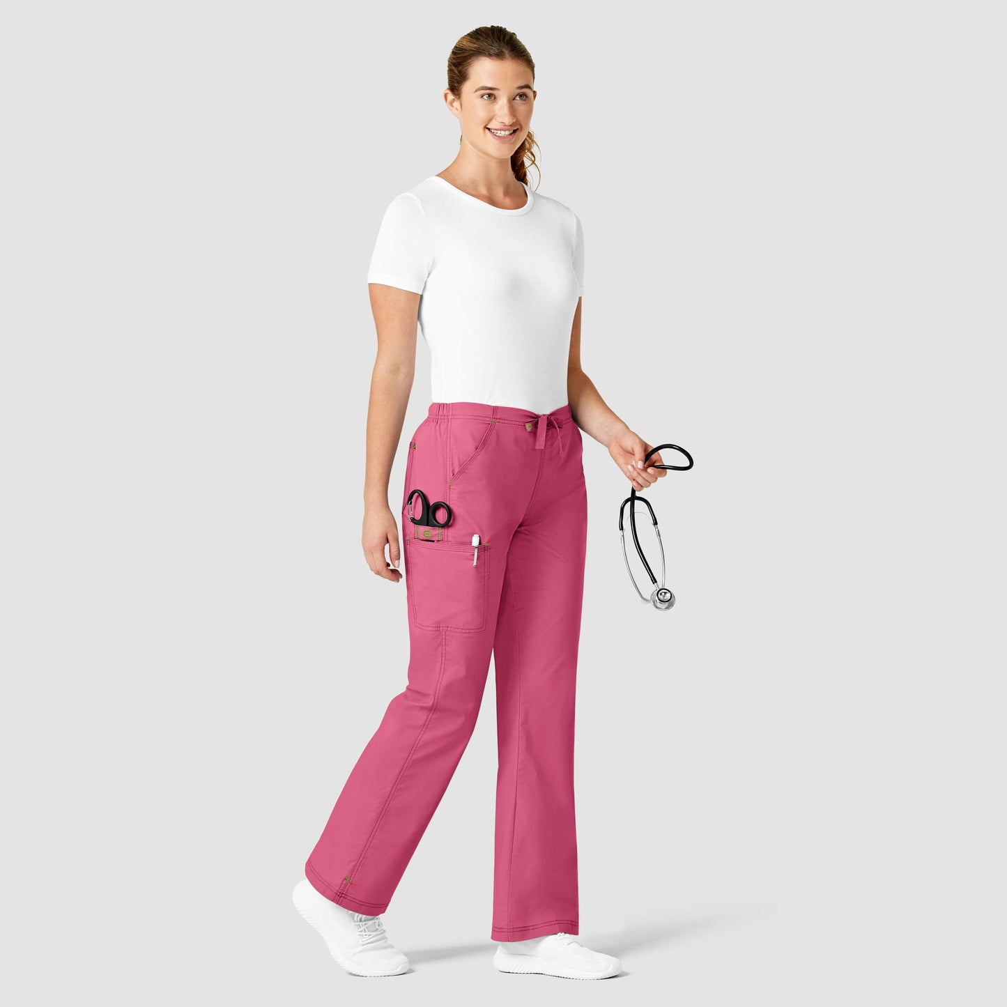 Grace - Women's Flare Leg Cargo Scrub Pant