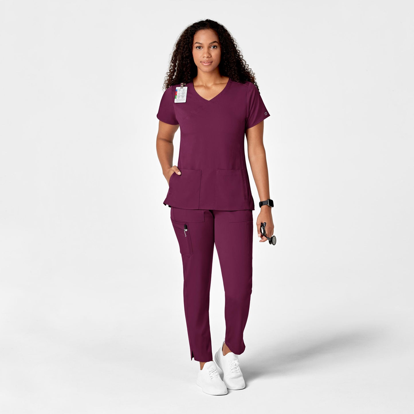 Women's Slim Leg Cargo Scrub Pant