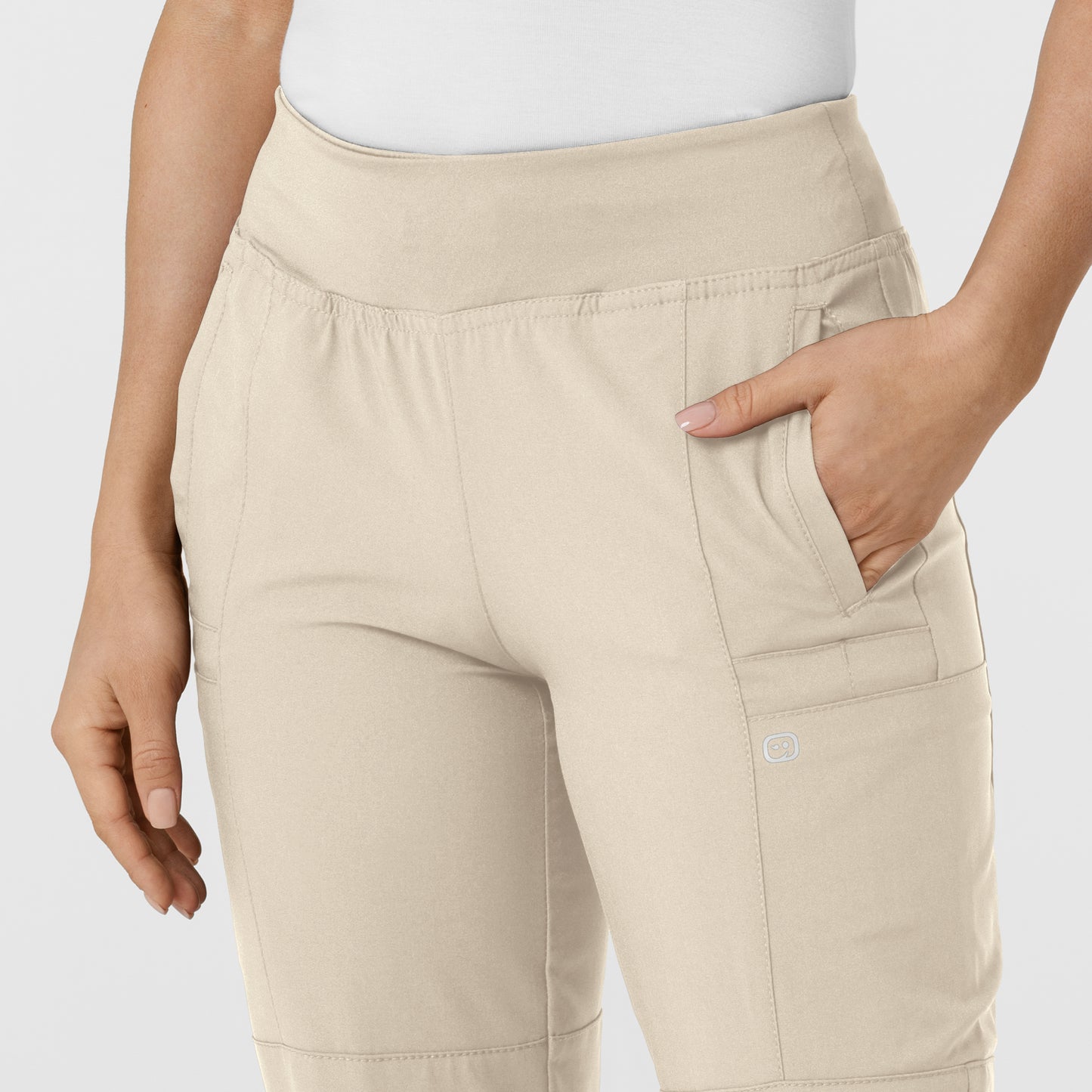 Wink123 Women's Comfort Waist Cargo Jogger Scrub Pant