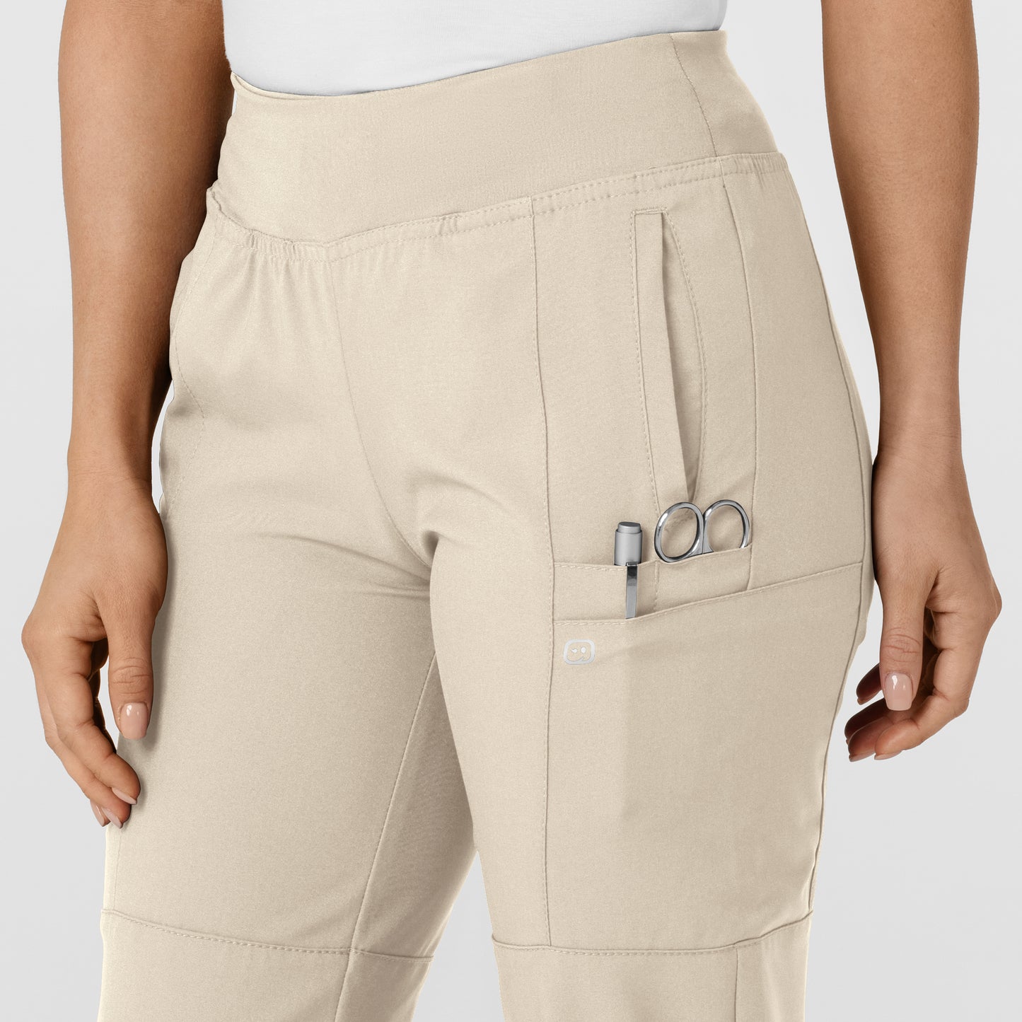 Wink123 Women's Comfort Waist Cargo Jogger Scrub Pant