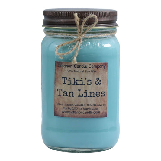 Tiki's & Tan Lines Candle - Hand Crafted in Missouri