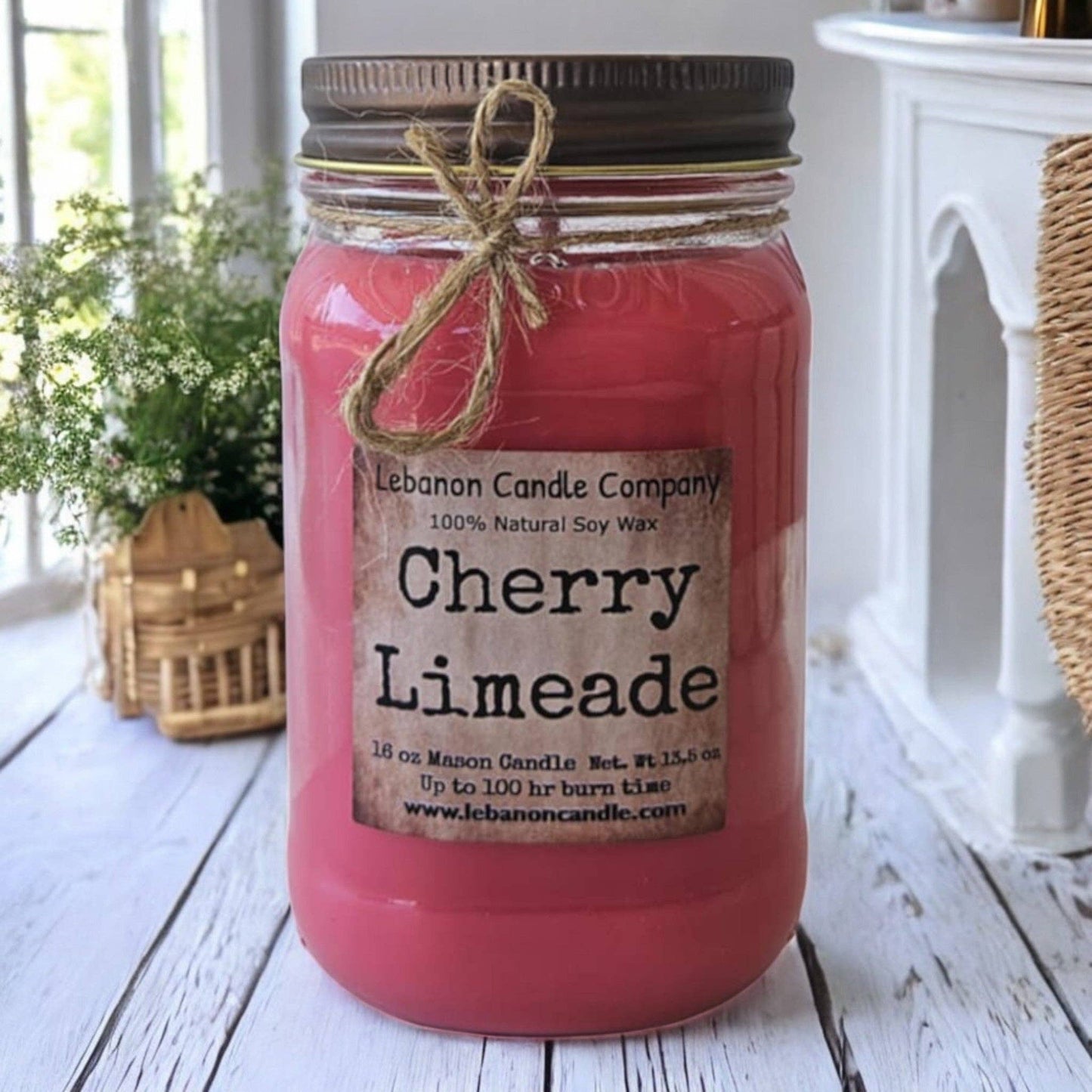 Cherry Limeade Soy Candle - Handcrafted in Missouri
