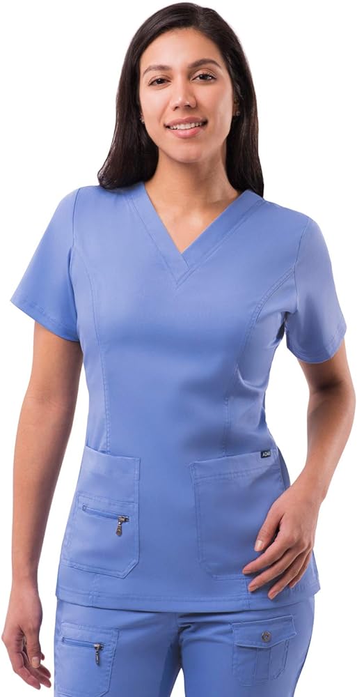 Adar Pro Scrubs for Women - Elevated V-Neck Scrub Top