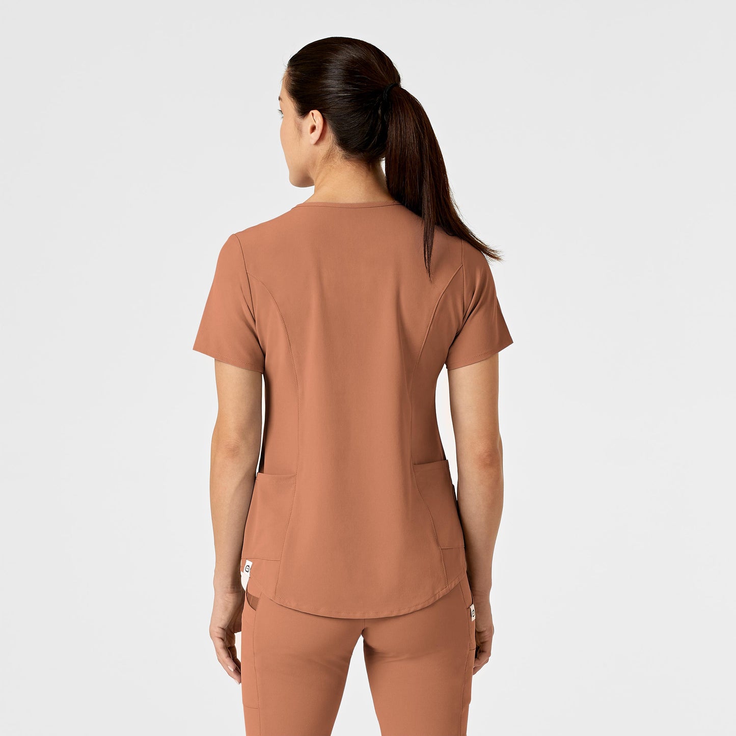 Wink Renew Women's Zip Accent Scrub Top