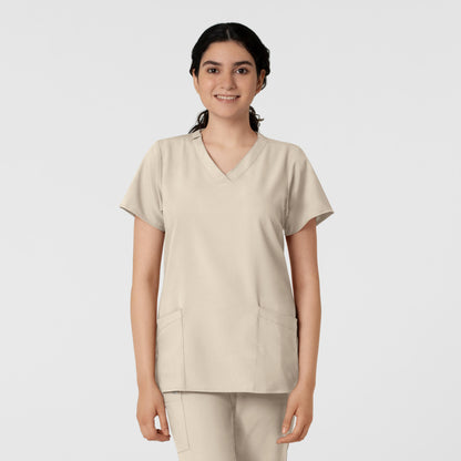 Wink W123 Women's Basic V-Neck Scrub Top