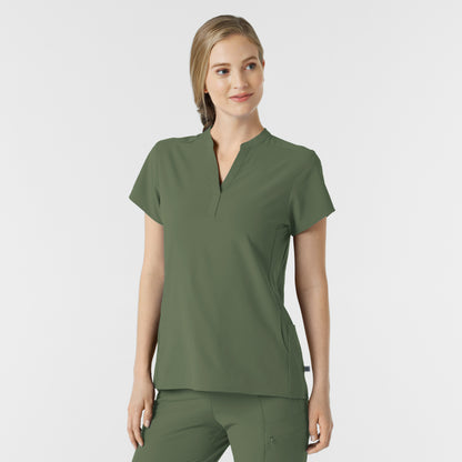 Wink RENEW Women's Mandarin Collar Scrub Top