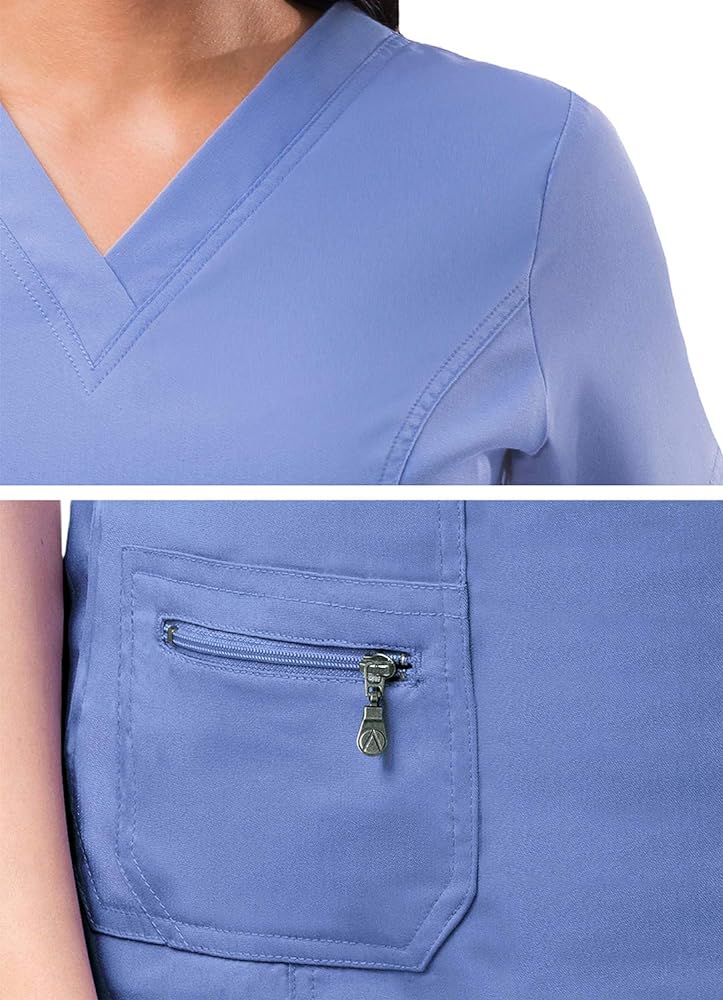 Adar Pro Scrubs for Women - Elevated V-Neck Scrub Top