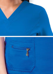 Adar Pro Scrubs for Women - Elevated V-Neck Scrub Top