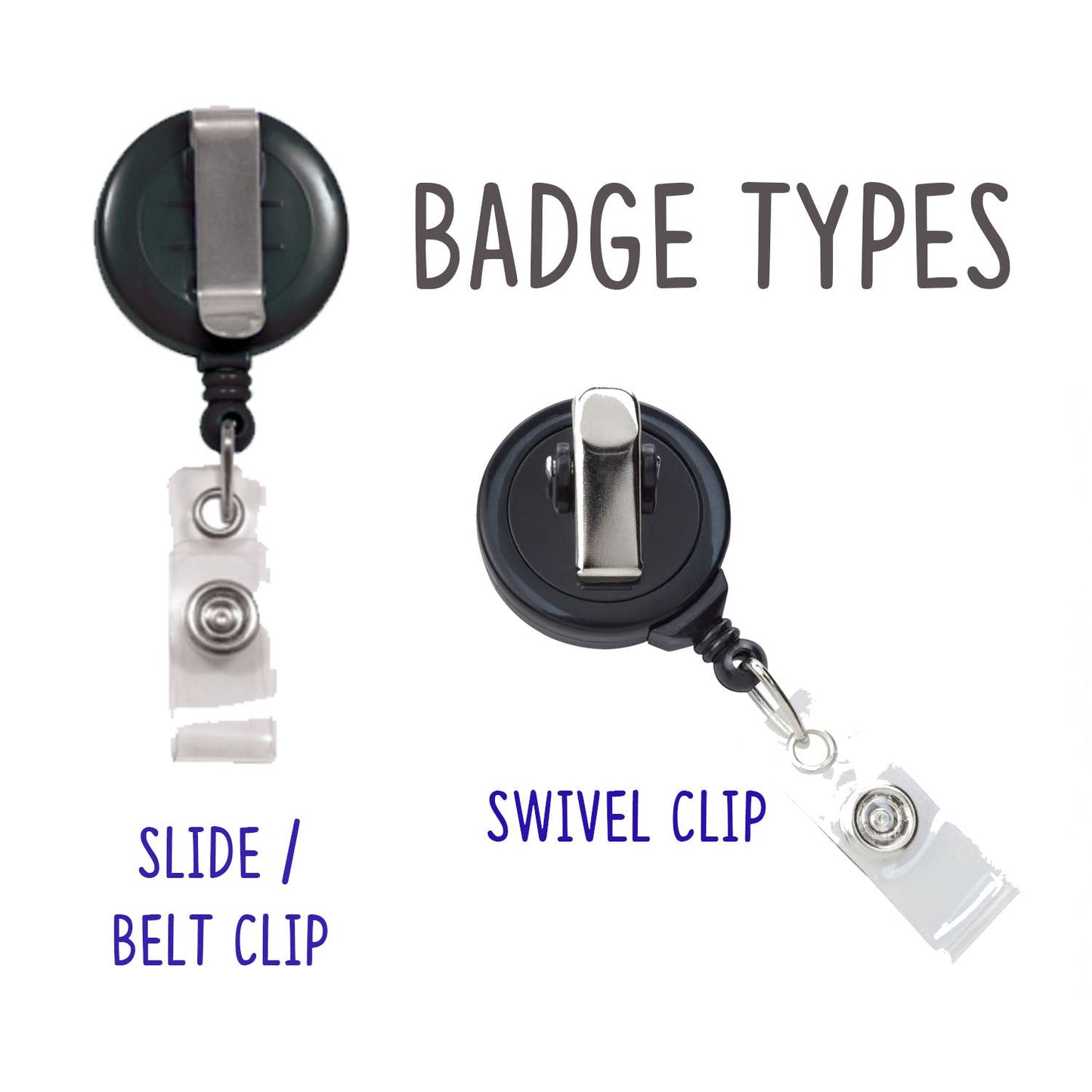 Medical Assistant Red Hearts Acrylic Badge Reel: Slide/Belt Clip