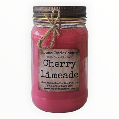 Cherry Limeade Soy Candle - Handcrafted in Missouri