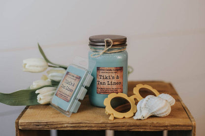 Tiki's & Tan Lines Candle - Hand Crafted in Missouri