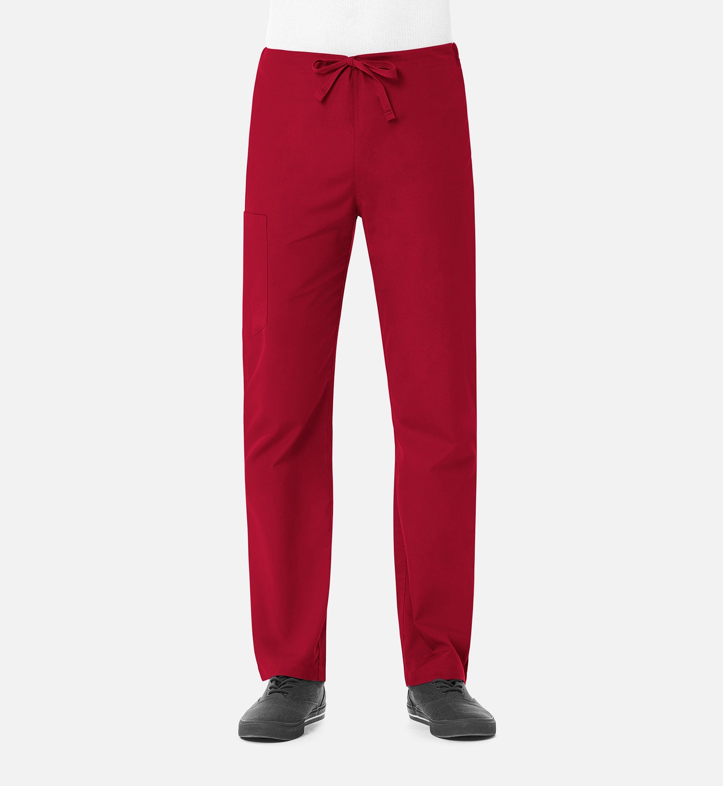 Maevn Unisex Pull-On Scrub Pants – Red Panda | Comfortable Everyday Fit