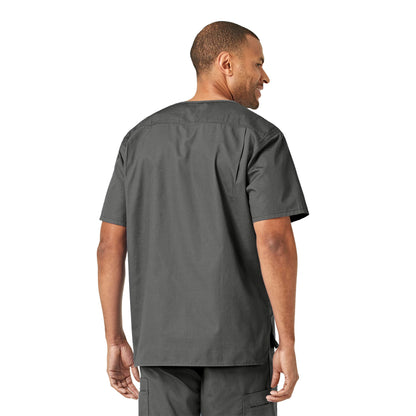 Carhartt Ripstop & Sub-Scrubs Men's Utility Scrub Top - Dark Pewter