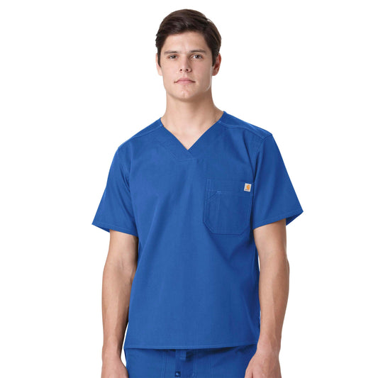 Camiseta médica utilitaria Carhartt Ripstop &amp; Sub-Scrubs para hombre, color azul real