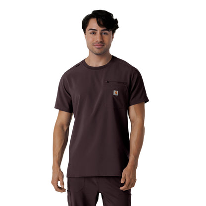 Carhartt Force Cross-Flex Men's Crew Neck Scrub Top