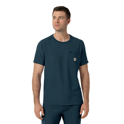 Carhartt Force Cross-Flex Men's Crew Neck Scrub Top