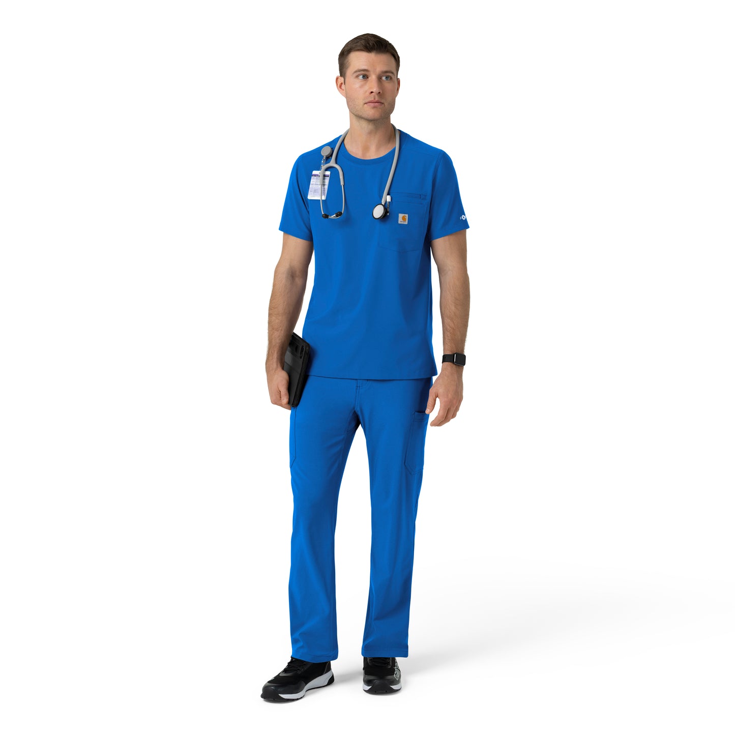 Carhartt Force Cross-Flex Men's Crew Neck Scrub Top