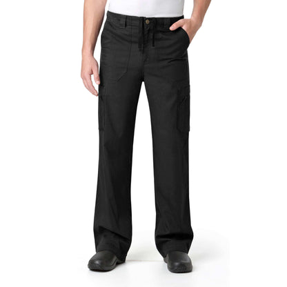 Carhartt Ripstop & Sub-Scrubs Men's Boot Cut 8-Pocket Cargo Scrub Pants-Black