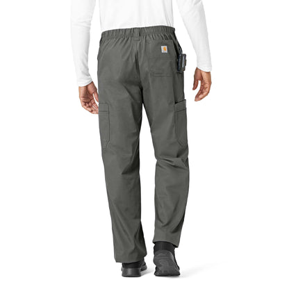 Carhartt Ripstop & Sub-Scrubs Men's Boot Cut 8-Pocket Cargo Scrub Pant - Dark Pewter