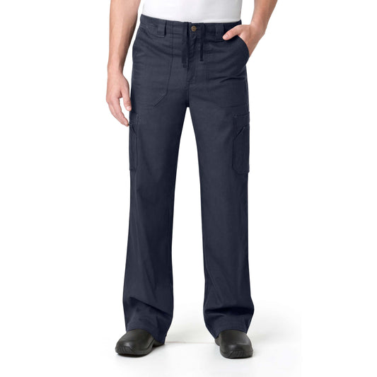 Pantalón médico de corte recto con ocho bolsillos y corte tipo bota para hombre de Carhartt Ripstop &amp; Sub-Scrubs - Azul marino