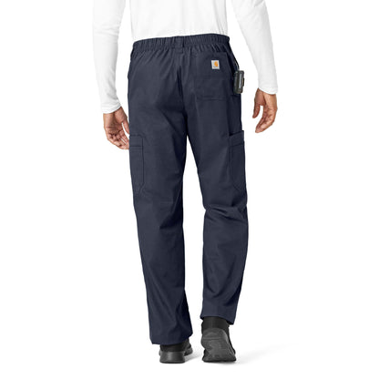 Carhartt Ripstop & Sub-Scrubs Men's Boot Cut 8-Pocket Cargo Scrub Pant - Navy