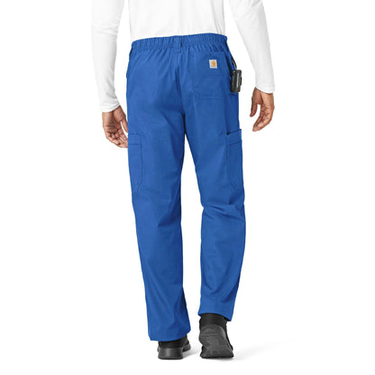 Carhartt Ripstop & Sub-Scrubs Men's Boot Cut 8-Pocket Cargo Scrub Pant - Royal