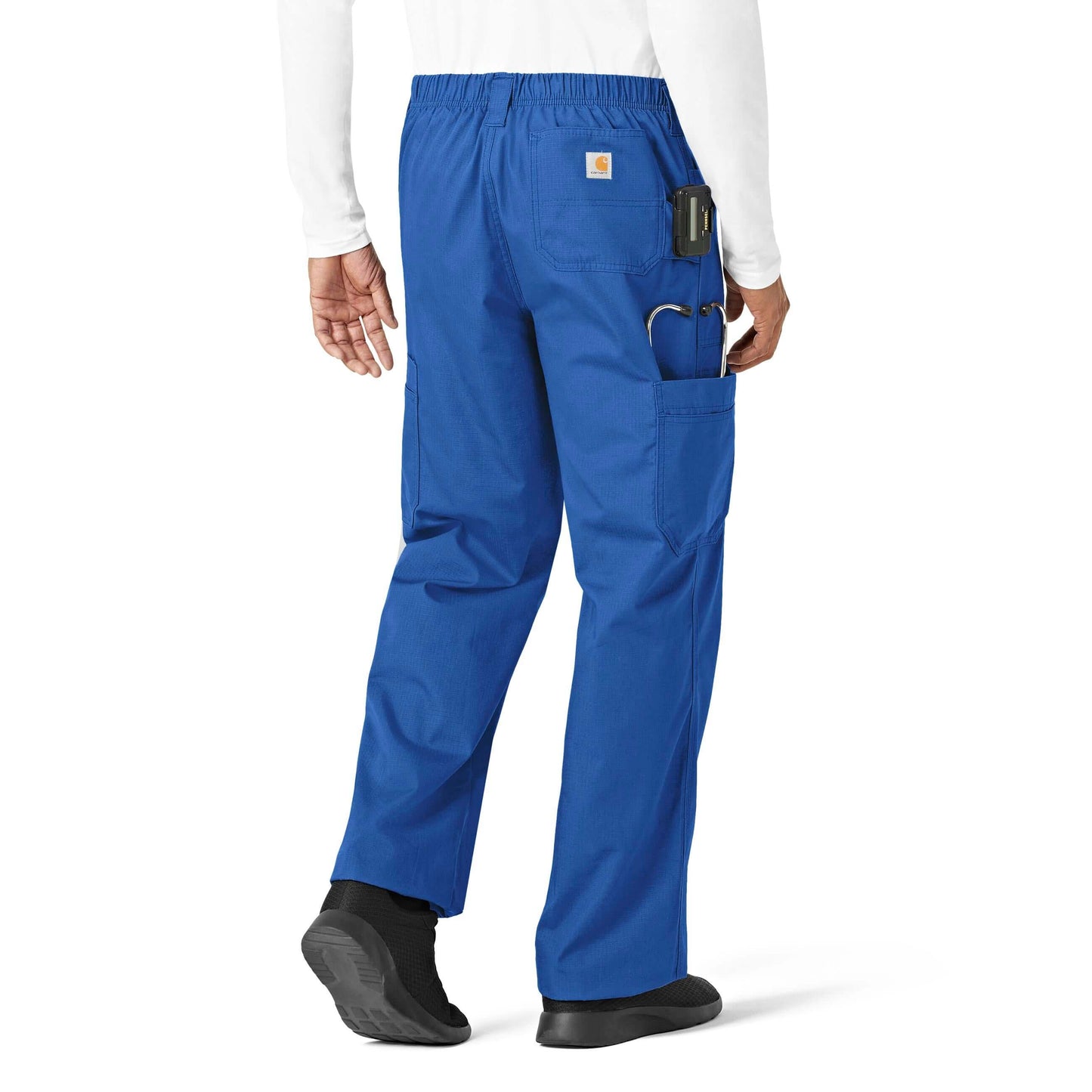 Carhartt Ripstop & Sub-Scrubs Men's Boot Cut 8-Pocket Cargo Scrub Pant - Royal